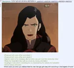 asami_sato avatar_the_last_airbender bourgeoisie brown_hair capitalism cartoon green_eyes greentext imperialism legend_of_korra meta:screencap war // 656x603 // 51KB