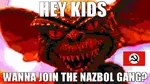 demon hey_kid impact_font national_bolshevism nazbol_gang x_gang // 1050x591 // 19KB