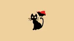 anarchism anarcho_communism cat flag flag_only symbol // 1366x768 // 32KB