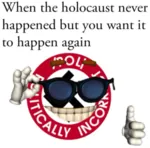 antisemitism denial fascism genocide germany glasses holocaust jew meta:lowres nazi nazi_germany picardia racism site:pol swastika war when world_war_ii // 386x381 // 169KB