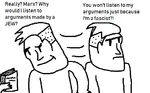 antisemitism argument conspiracy fascism hypocrisy jew ms_paint nazi racism // 527x325 // 11KB