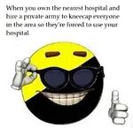 anarcho_capitalism capitalism glasses healthcare hospital militia picardia police when // 606x585 // 188KB