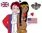 anglo black_hair blue_eyes brown_hair colonialism countrylove feather heart imperialism native_american pregnant united_kingdom united_states // 924x727 // 117KB