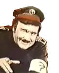 armband candyman commissar hammer_and_sickle if_footmen_tire_you_what_will_horses_do peaked_cap reaction_image // 616x761 // 306KB