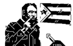 artist:otium ascii cuba fidel_castro flag meta:monochrome // 640x400 // 2.3KB