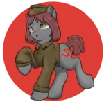 anthro hammer_and_sickle my_little_pony pony red_star // 2392x2400 // 1.1MB