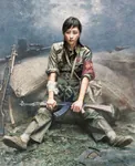 art artist:zhang_dazhong canteen china cute gun kalashnikov maoism meta:painting red_guard rifle uniform weapon // 800x981 // 208KB