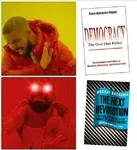 anarcho_capitalism austrian_school book capitalism communalism drake glowing_eyes hans_hermann_hoppe lens_flare murray_bookchin // 571x627 // 50KB