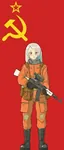 anime cosmonaut gun hammer_and_sickle rifle soviet_union space weapon // 422x982 // 79KB