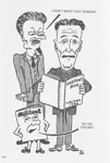 1984 anglo caricature george_orwell glasses leon_trotsky quite_right_mr_trotsky trotskyism united_kingdom // 500x740 // 217KB