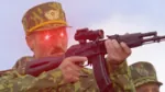 alexander_lukashenko belarus glowing_eyes gun hat reaction_image uniform weapon // 1519x848 // 1.8MB