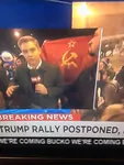 bucko donald_trump flag hammer_and_sickle rally united_states // 720x960 // 106KB