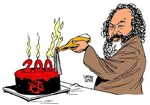 2014 anarchism artist:carlos_latuff birthday cake circle_a fire mikhail_bakunin molotov_cocktail // 720x502 // 51KB