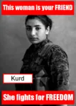 communalism democratic_confederalism freedom guerrilla kurd northern_syria pkk poster propaganda this_man_is_your_friend west_asia ypg // 500x700 // 185KB