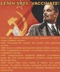 flag gloves hammer_and_sickle healthcare medicine red_star soviet_union star syringe vaccine vladimir_lenin // 499x600 // 70KB