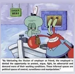 bourgeoisie capitalism cartoon labor mr_krabs proletariat quote spongebob squidward worker // 750x741 // 69KB