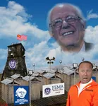 2016 alex_jones bernie_sanders election fema flag glasses gulag prison social_democracy united_states // 999x1079 // 1.0MB