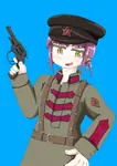 anime civil_war female gun handgun red_army revolver russia soviet_union weapon // 1240x1754 // 504KB