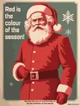 christmas karl_marx poster red santa_claus // 3072x4096 // 406KB