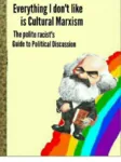 book cover cultural_marxism everyone_i_don't_like_is karl_marx marxism parody rainbow // 500x668 // 131KB