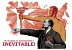 communism_will_win english_text flame hammer_and_sickle poster propaganda remaster text torch translation vladimir_lenin // 7016x4916 // 3.7MB