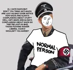 armband buzzword cuck fascism liberalism mask nazi normal_person racism swastika // 960x919 // 87KB