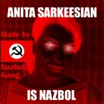 1:1_aspect_ratio anita_sarkeesian feminism glowing_eyes identity_politics impact_font liberalism national_bolshevism nazbol_gang radlib x_gang // 900x900 // 90KB