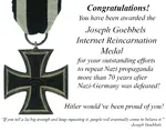 award fascism germany iron_cross joseph_goebbels nazi nazi_germany reaction_image war wehraboo world_war_ii // 1132x890 // 574KB