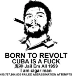 assassination born_to_die che_guevara cia cigar cuba cuban_revolution glowie guerrilla latin_america revolution smoking // 681x726 // 112KB