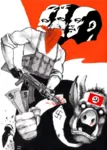 blood dollar gun heads kalashnikov marxism_leninism mask money monster nazi orc rifle weapon // 505x710 // 471KB