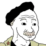 1:1_aspect_ratio beret communalism meta:highres murray_bookchin wojak // 2048x2048 // 155KB