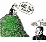 education egoism healthcare max_stirner meta:edit money political_cartoon taxation video_game yes_chad // 1000x926 // 927KB