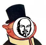 bourgeoisie capitalism hat marxism_leninism mask porky soviet_union tankie top_hat vladimir_lenin // 576x566 // 281KB