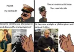 anarchism anarcho_syndicalism comic comrade kampuchea meta:lowres my_son noam_chomsky philosophy pol_pot racism slavoj_zizek toilet // 476x341 // 238KB