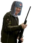 bush gun jeb_bush red_star rifle star united_states ushanka weapon // 1593x2102 // 431KB