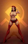 beret command_and_conquer game hammer_and_sickle lewd natasha_volkova red_alert red_alert_3 video_game // 885x1400 // 411KB