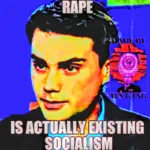 1:1_aspect_ratio actually_existing_socialism aes_gang ben_shapiro deep_fried impact_font leonid_brezhnev meta:highres soviet_union x_gang // 1967x1967 // 3.4MB