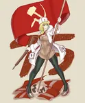 1945 anime berlin fascism flag germany nazi nazi_germany red_flag soviet_union swastika ushanka victory war world_war_ii // 640x775 // 374KB