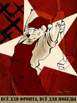 aircraft airplane anthro bear fighter furry hammer parody polar_bear poster propaganda red_star soviet_air_forces soviet_union star // 600x802 // 182KB