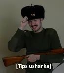 bolshevik fedora gun red_star rifle russia russian_sfsr soviet_union star svt tip ushanka weapon // 867x989 // 199KB