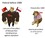 1989 cheems dog doge flag hammer_and_sickle poland united_states warsaw_pact wojciech_jaruzelski // 720x611 // 36KB