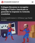 armenia genocide hypocrisy joe_biden massacre native_american point recep_tayyip_erdogan spiderman turkey united_states // 1309x1604 // 1.5MB