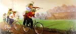 art bicycle china gun meta:painting rifle shooting_range target weapon // 1131x517 // 102KB