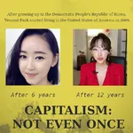 capitalism comparison defector korea korea_dpr not_even_once park_yeon_mi then_and_now united_states // 855x855 // 167KB