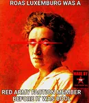 baader_meinhof_gang deep_fried germany glowing_eyes lens_flare red_army_faction rosa_luxemburg x_gang // 1200x1385 // 901KB