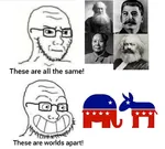 anarcho_communism china democratic_party glasses joseph_stalin karl_marx liberalism mao_zedong maoism marxism peter_kropotkin republican_party so_true soviet_union soyboy united_states wojak // 720x648 // 43KB