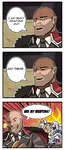 ak-47_(girls'_frontline) bald black_eyes blue_eyes chibi comic commander_(girls'_frontline) crossover hammer_and_sickle heavy_(tf2) makarov_(girls'_frontline) meta:highres mosin-nagant_(girls'_frontline) multiple_girls nagant_revolver_(girls'_frontline) parody pk_(girls'_frontline) ppsh-41_(girls'_frontline) red_eyes red_star team_fortress_2 ushanka white_hair // 650x1500 // 856KB