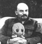 cirno fumo meta:edit reaction_image soviet_union touhou vladimir_lenin // 273x285 // 64KB