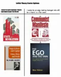 book chart communist_manifesto edgy friedrich_engels karl_marx max_stirner state_and_revolution the_ego_and_its_own theory value_price_profit vladimir_lenin // 769x960 // 743KB