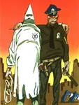 caricature kkk ku_klux_klan police racism // 526x700 // 61KB